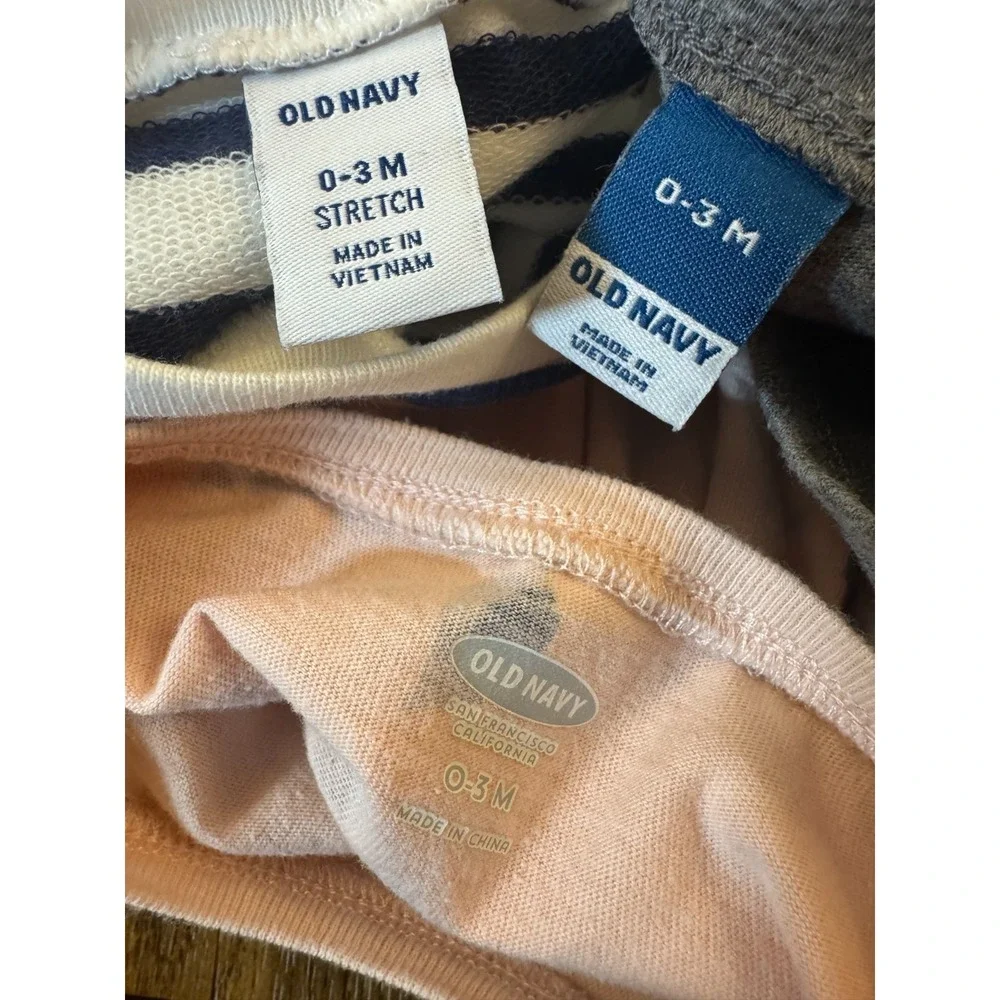 Old Navy Baby Girl Fall Dresses 0/3 Months Long‎ Sleeved Lot Outfits Bundle